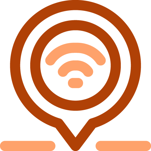 Wifi etkin noktası konum işaretleyici simgesi