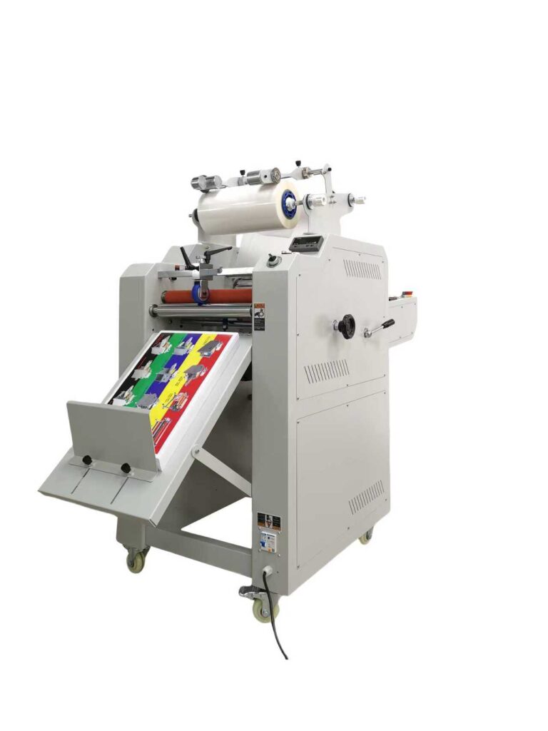 UNITOME LM 390A termal selefon makinesi, otomatik çift taraflı laminasyon makinesi.